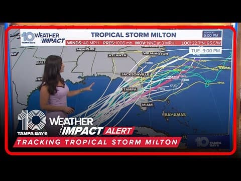 TROPICAL STORM MILTON UPDATE | Saturday, Oct. 5 - 9 p.m. update
