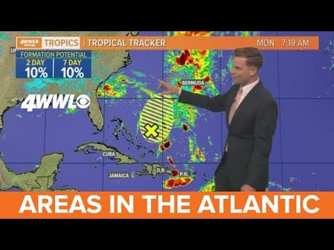 Monday morning tropical update: A few areas to watch in the Atlantic