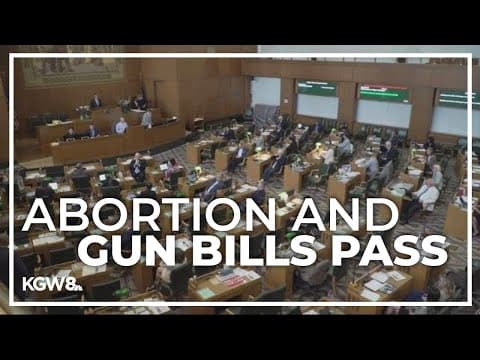 After amendments, abortion and gun bills pass Oregon legislature