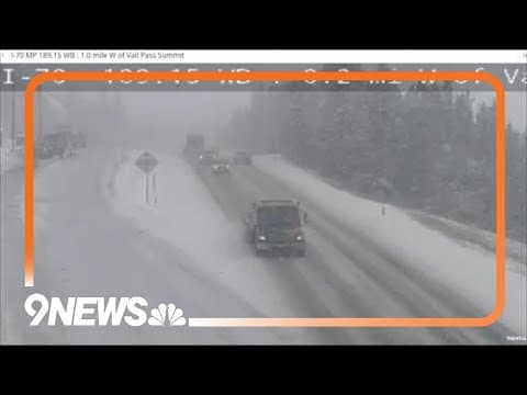 Winter Weather Advisory: Snow falls in Colorado's mountains