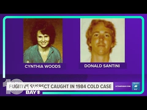 Fugitive suspect caught in 1984 Florida cold case