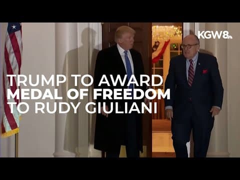 Trump to award Medal of Freedom to former attorney, ex-New York City mayor Rudy Giuliani