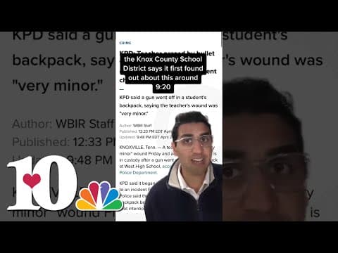 What we know after a West High School teacher was grazed by a bullet in a classroom