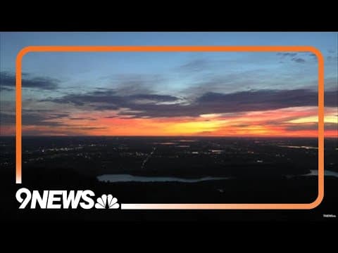 Terrific sunrise in Colorado