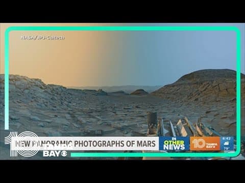 New panoramic photographs of Mars