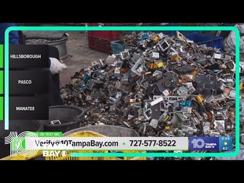VERIFY: Which Tampa Bay area counties accept recycled electronics