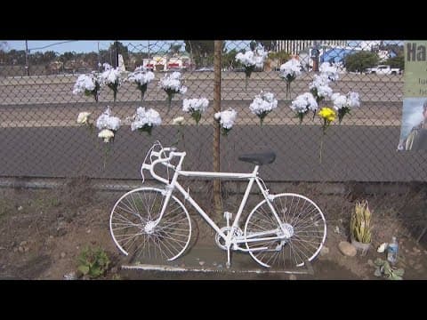 New bike memorial put up for San Diego father after last one was torched