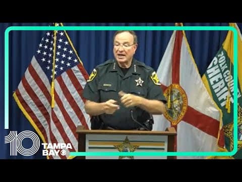 LIVE NOW: Sheriff Grady Judd details Violent Gang Investigative Task Force results