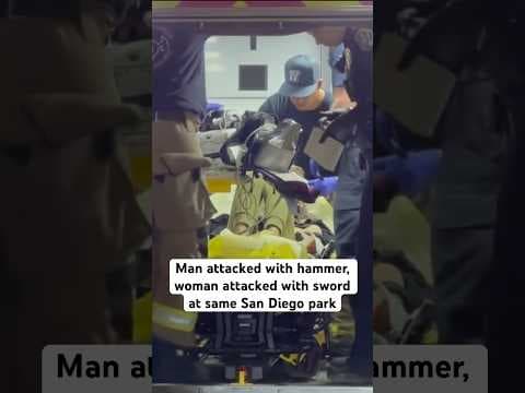 Man attacked with a hammer, woman attacked with a sword at City Heights park within days