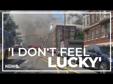 Tenants of SW Portland apartment building wake up to black smoke as fire spreads