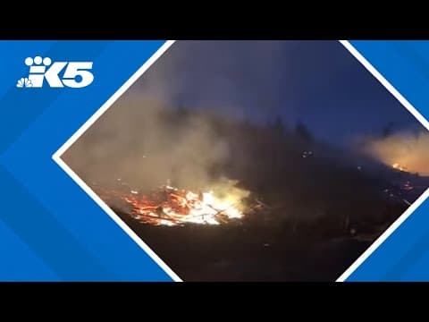 Belfair fire burns 85 acres; urgent evacuations remain in place