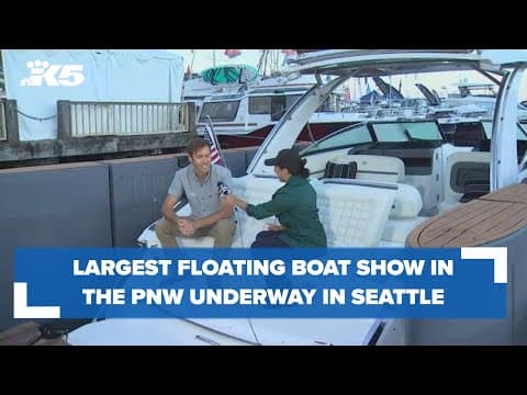 Largest floating boat show in the Pacific Northwest underway in Seattle