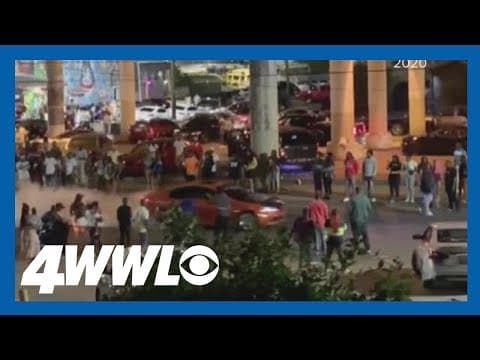 NOPD increasing presence under Claiborne overpass to curb street racing and vending