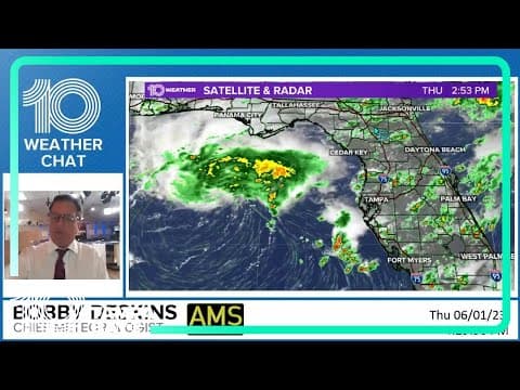 Tropical Depression Two develops in the Gulf of Mexico