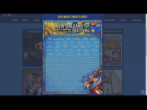 2025 New Orleans Jazz & Heritage Festival releases official lineup