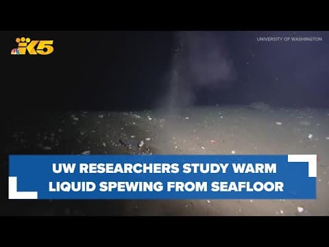 Researchers study warm liquid spewing from seafloor along Cascadia fault