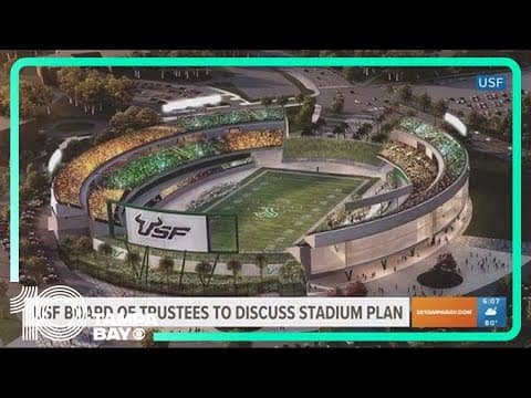 USF Board of Trustees to discuss on-campus stadium plan