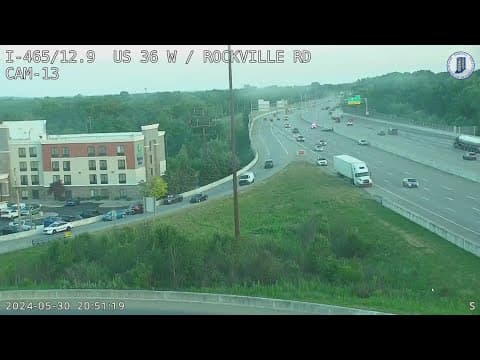 ISP investigating shooting on I-465 near Rockville Road