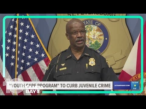 St. Petersburg Police announces plan to reduce youth felonies