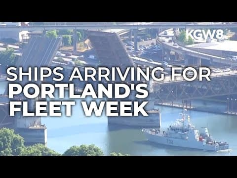 Nearly 700 sailors, 8 ships come to Portland in biggest Rose Festival Fleet Week in years