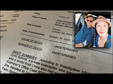 Autopsies released for Navy SEAL and Chinese tourist found in Anza Borrego Desert