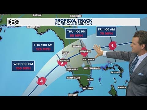 Hurricane Milton | Storm reintensifies to a Category 5 as it heads towards Florida's west coast