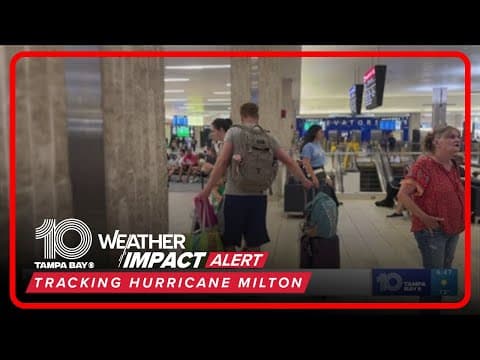 Airports in the Tampa Bay area announce closures ahead of Hurricane Milton