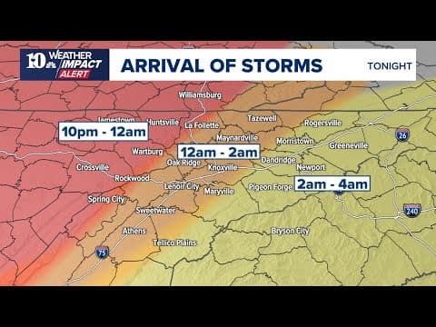 Watch Live: Becca Sweet talks what to expect as rain and heavy wind move into the region
