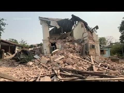 Widespread damage in Naypyitaw as Myanmar bears brunt of strong earthquake