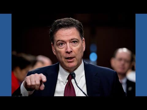 Comey pleads not guilty in Justice Department case accusing him of lying to Congress
