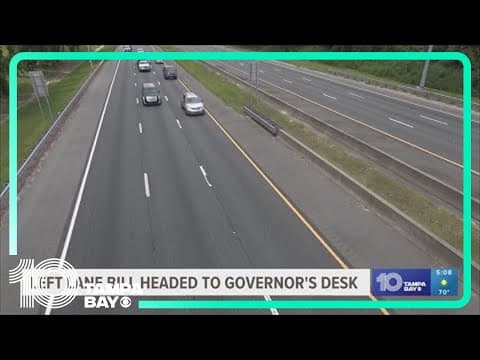 Bill to ban 'left-lane cruising' clears Florida Legislature