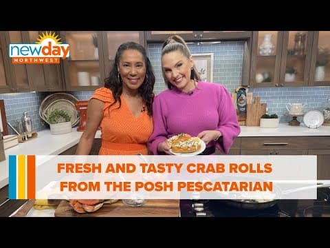 Try these fresh and tasty crab rolls from The Posh Pescatarian - New Day NW