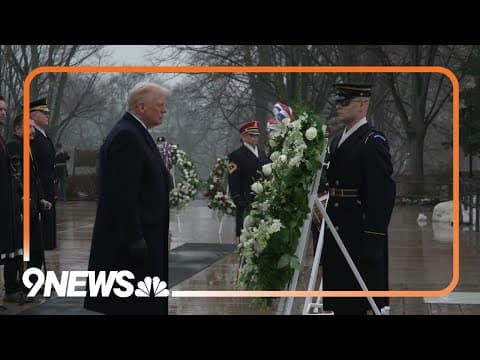 Trump, Vance visit Arlington National Cemetery