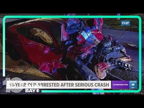 18-year-old arrested after serious crash in Polk County