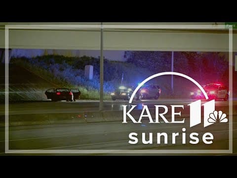 4 in custody after dangerous foot pursuit across I-394 in Golden Valley