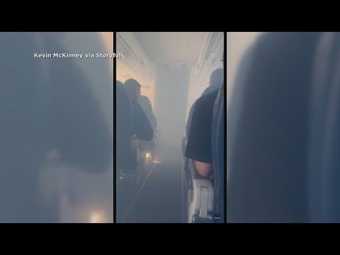 Delta Flight evacuated after filling up with smoke