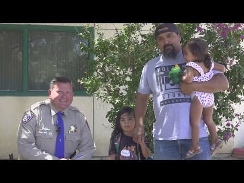 CHP officer reunites with infant he saved three years later