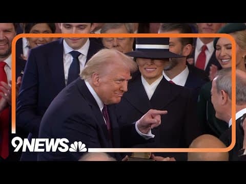Donald Trump Sworn in as 47th President