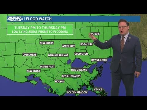 Weather Impact Alert: Flood Watch from late Tuesday through Thursday evening
