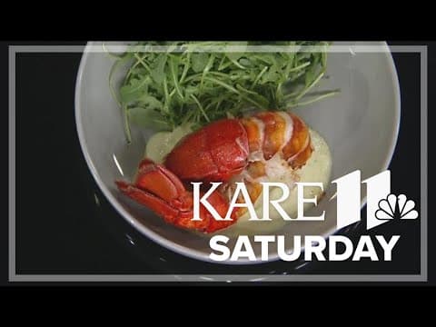 RECIPE: Poached lobster on avocado puree