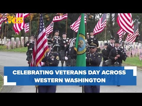 Celebrating Veterans Day across western Washington