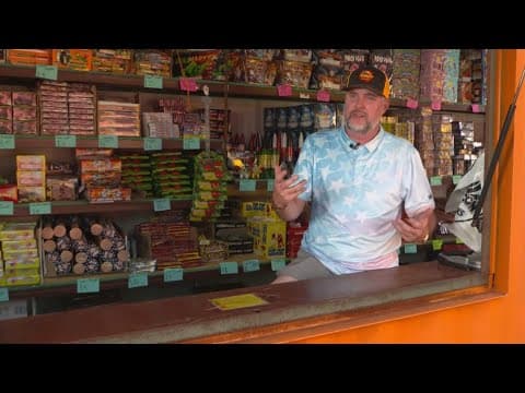 Thieves steal thousands of dollars in fireworks