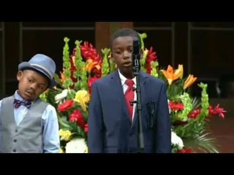 Mason Curry, now 15, was 10 years old when he portrayed Sylvester Turner for Black History Month