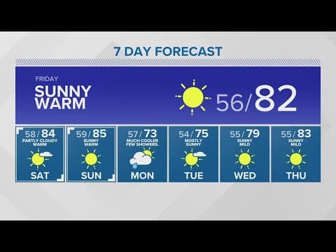 Expect temperatures in the low to mid-80s Friday in the Puget Sound region | KING 5 weather