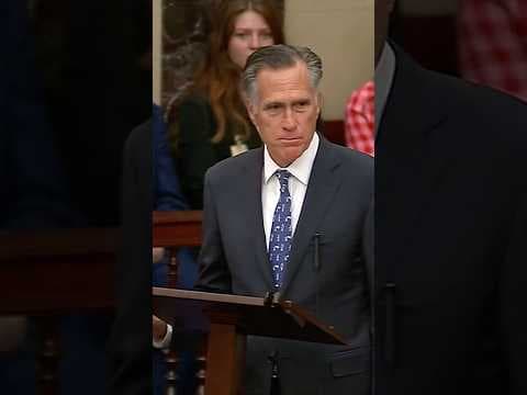 Mitt Romney delivers farewell speech