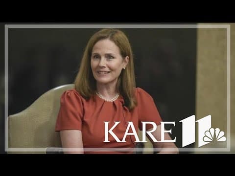 Justice Amy Coney Barrett speaks at University of Minnesota