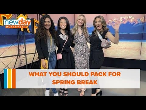 What to pack for spring break: Fanny packs, shorts, and sunscreen that won't melt - New Day NW
