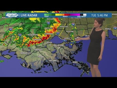 New Orleans Weather: Severe storms arrive