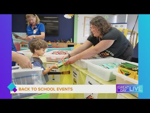 Back to school fair at Johns Hopkins All Children's