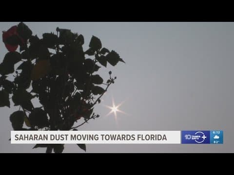 Saharan dust plume reaches Florida, bringing both spectacular skies and health concerns